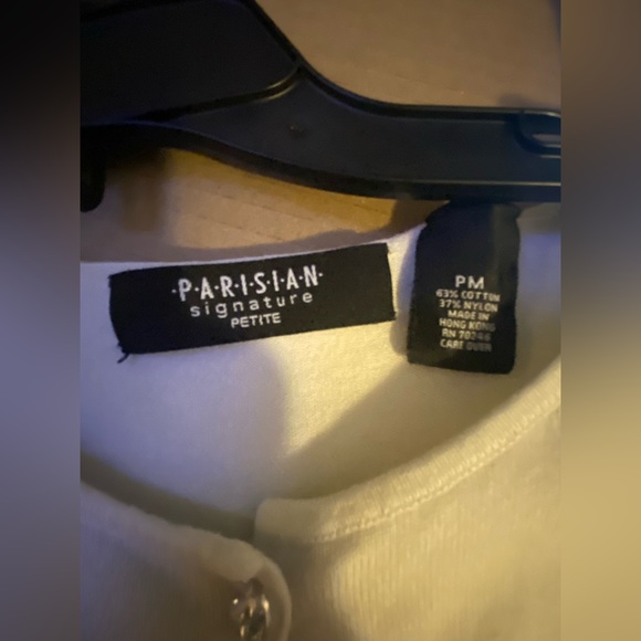 Vintage Parisian Signature Cardigan- Size M (Petite) - Picture 4 of 6